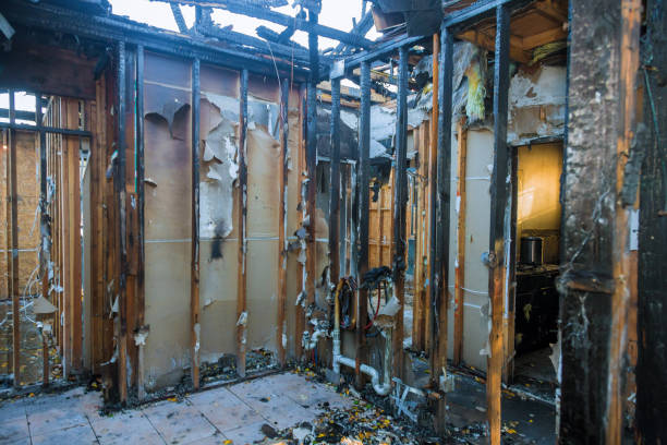 Professional Soot Cleanup technician working in Springtown, TX